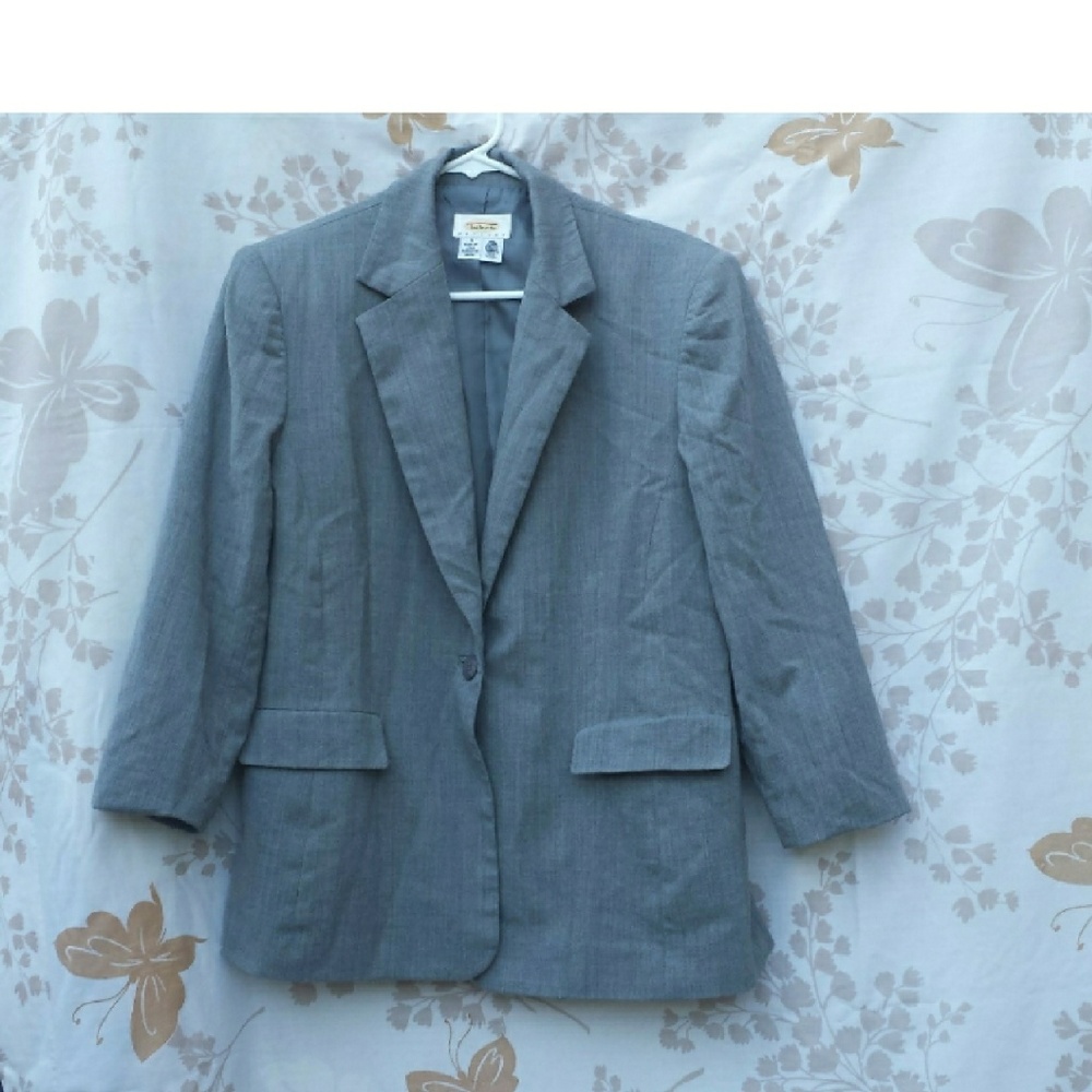 Talbot Gray Blazer size 10